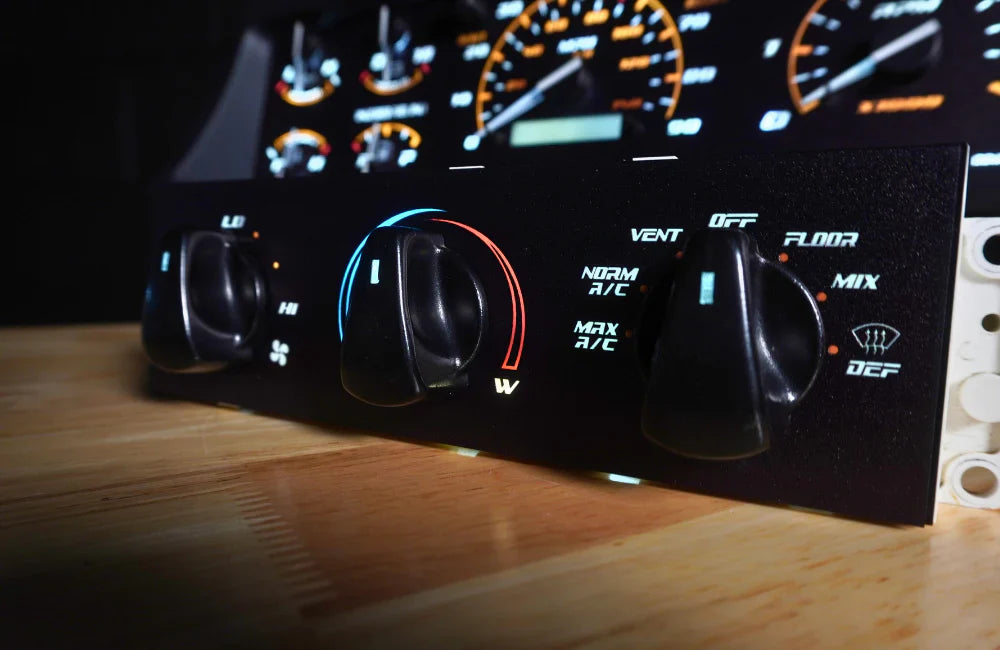 92-96 Cluster Faceplate Kit - XLT Sport - Gas Chinook Auto