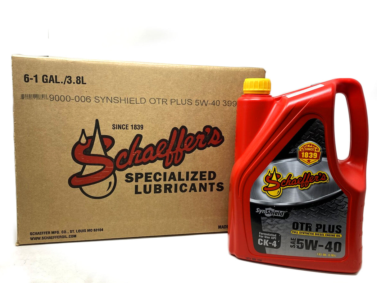 Schaeffers SynShield OTR Plus 5W-40 Full Synthetic Diesel Engine Oil Schaeffers