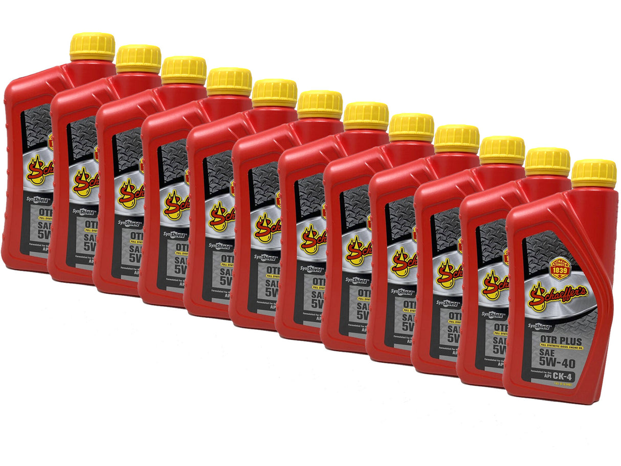 Schaeffers SynShield OTR Plus 5W-40 Full Synthetic Diesel Engine Oil Schaeffers