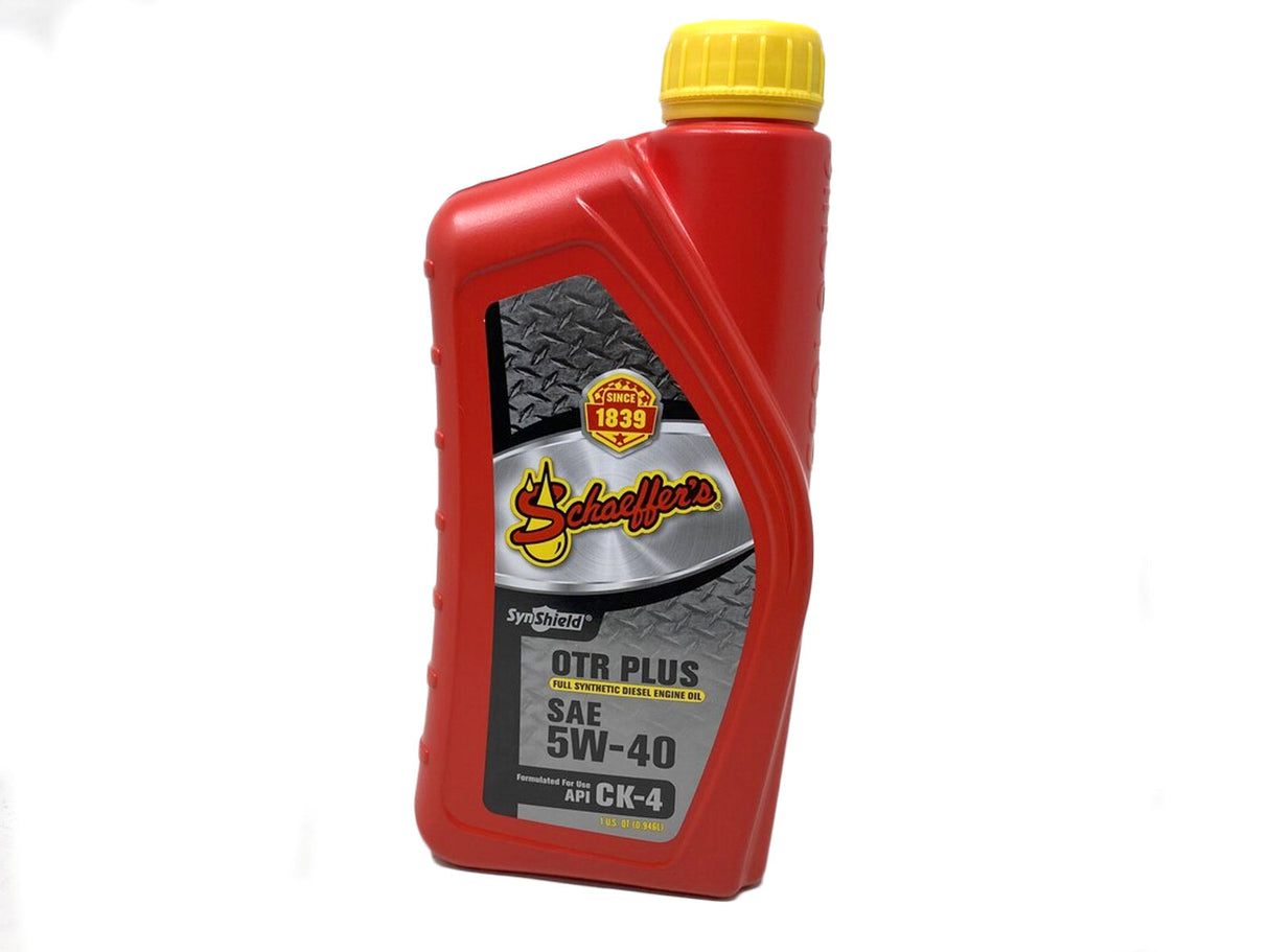 Schaeffers SynShield OTR Plus 5W-40 Full Synthetic Diesel Engine Oil Schaeffers