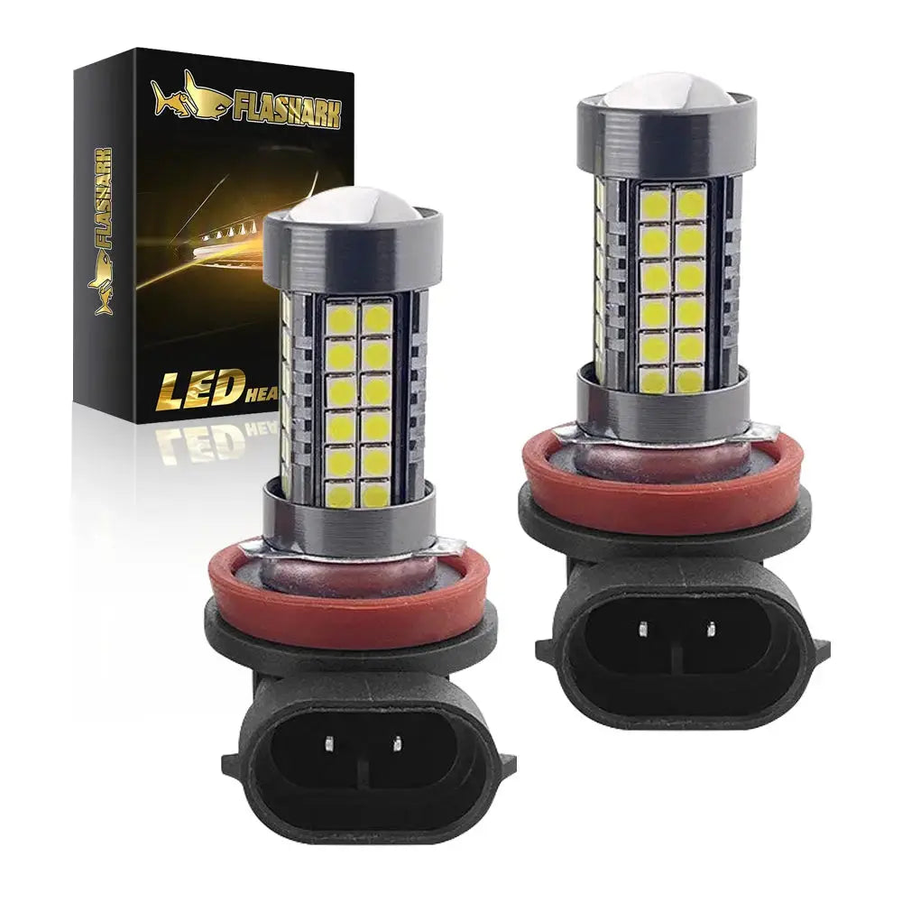 9005 H4 H7 H11 LED Fog Light Bulbs 15W 6000K | 2 Bulbs for 2005-2015 Toyota Tacoma 2008-2010 Toyota Highlander and More