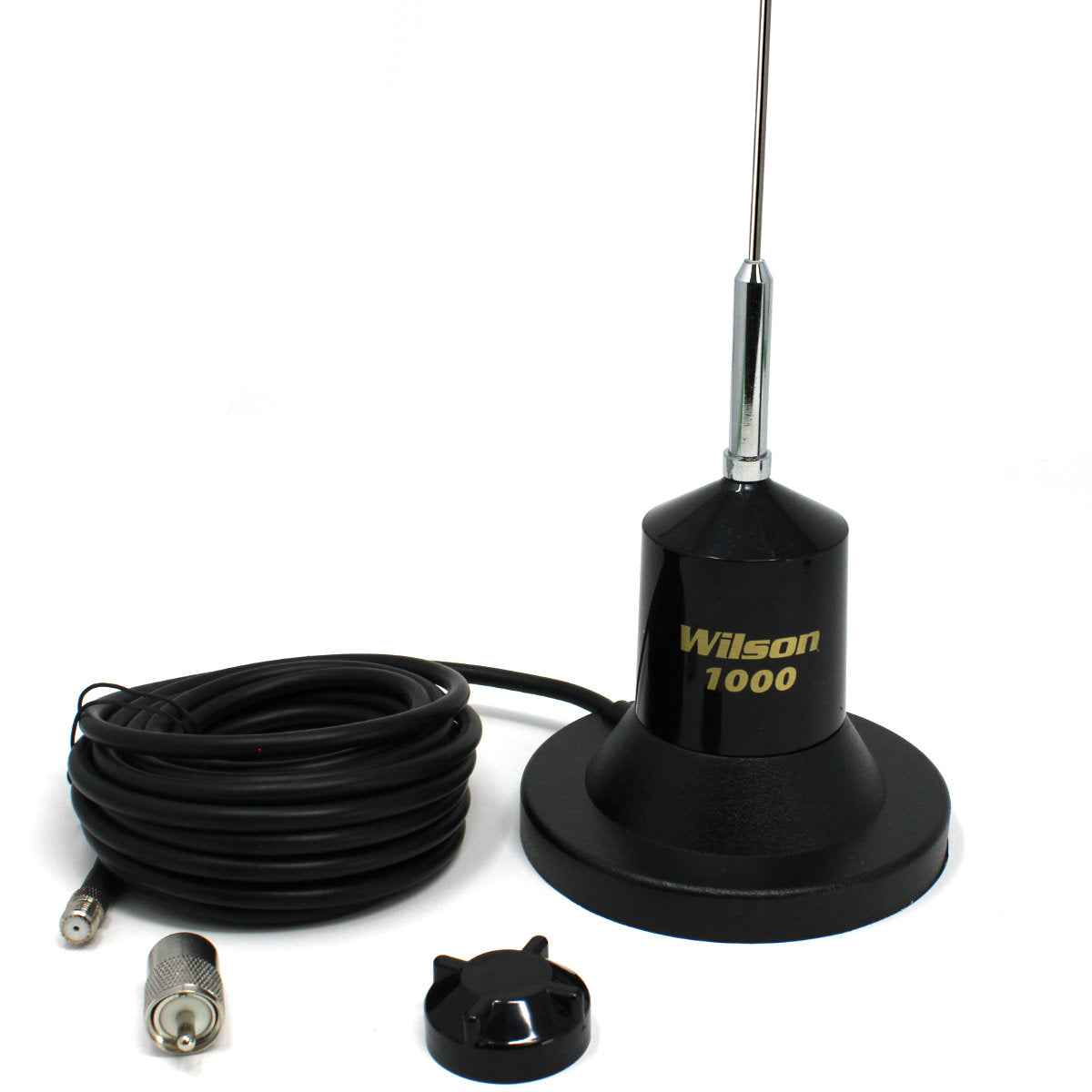Wilson 1000 Magnetic Mount Base Loaded CB Antenna W1000MAG-B TekShack