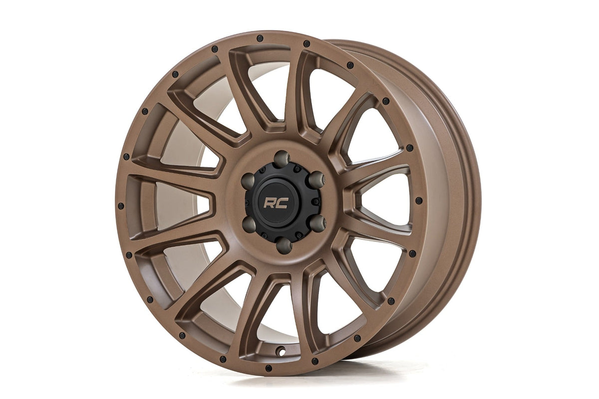 90 Series Wheel One-Piece Bronze 20x10 6x5.5 -25mm Rough Country