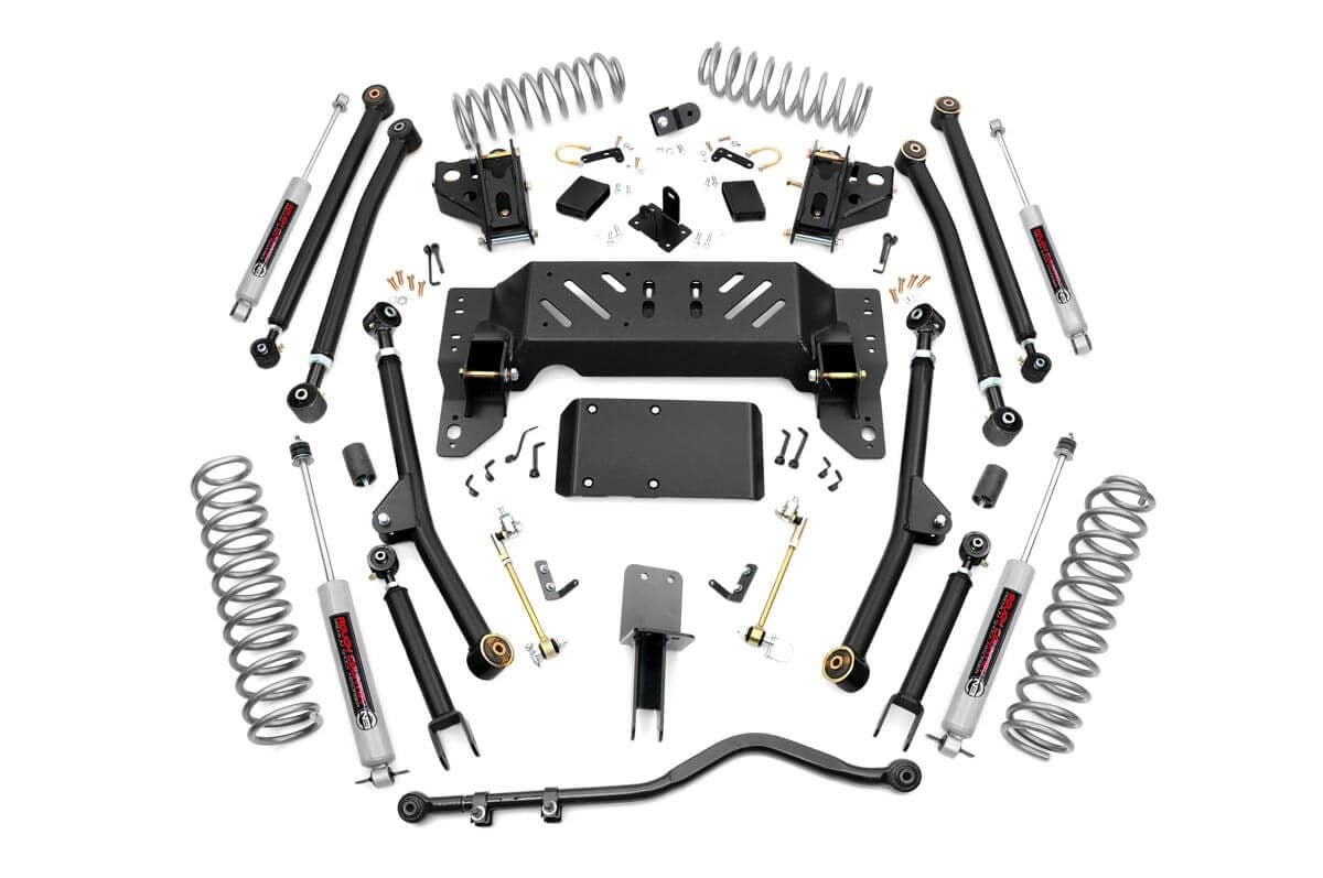 4 Inch Lift Kit Long Arm Jeep Grand Cherokee ZJ 4WD (1993-1998) Rough Country