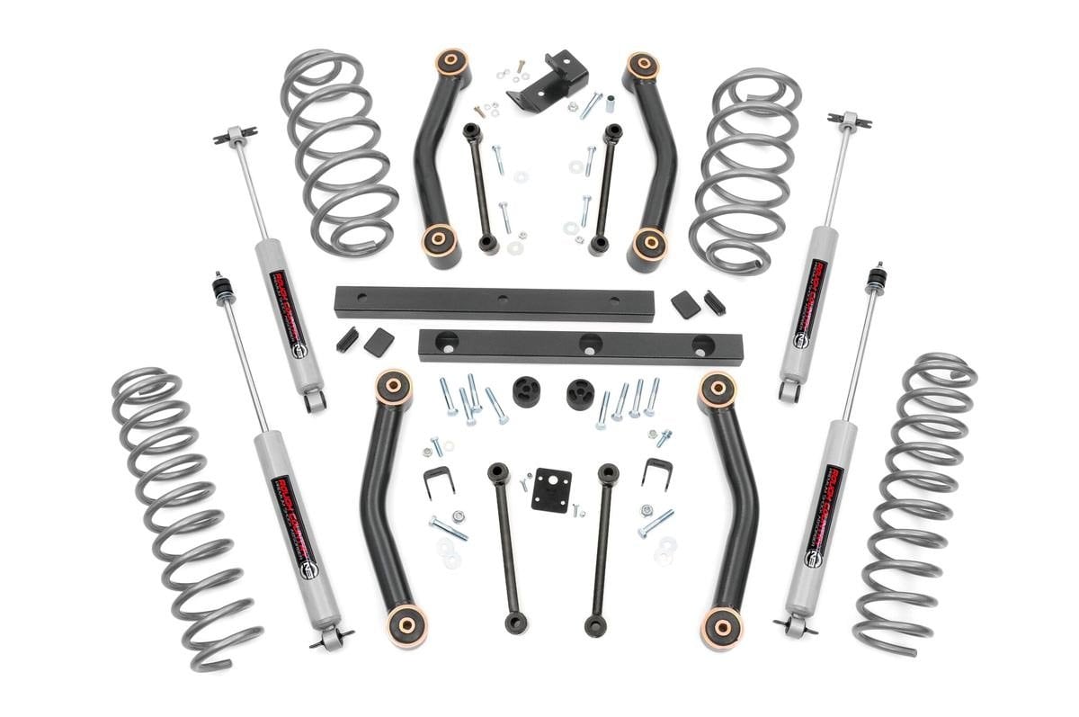 4 Inch Lift Kit Jeep Wrangler TJ 4WD (1997-2002) Rough Country