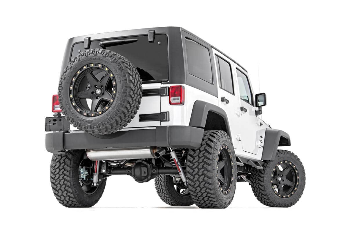 Contoured Drop Steps 4 Door Jeep Wrangler Unlimited 2WD/4WD (2007-2018) Rough Country