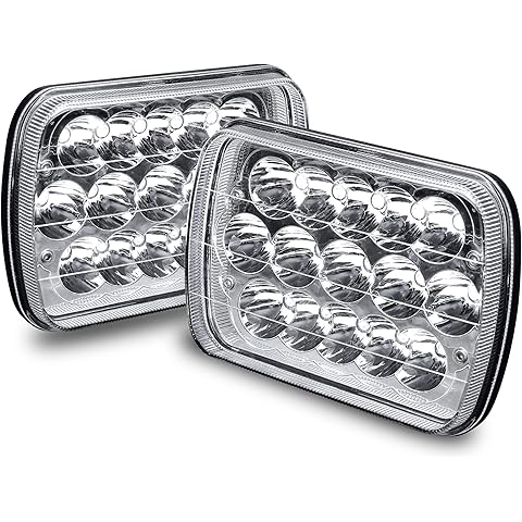 5x7 7x6 LED Headlight High Lumens Sealed Beam Headlamp