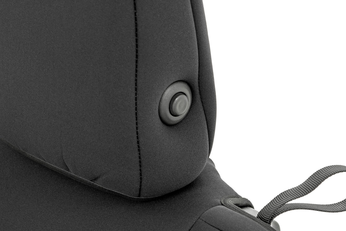 Seat Covers Front and RR w/ Cup Holder Jeep Gladiator JT 4WD (2020-2025) Rough Country