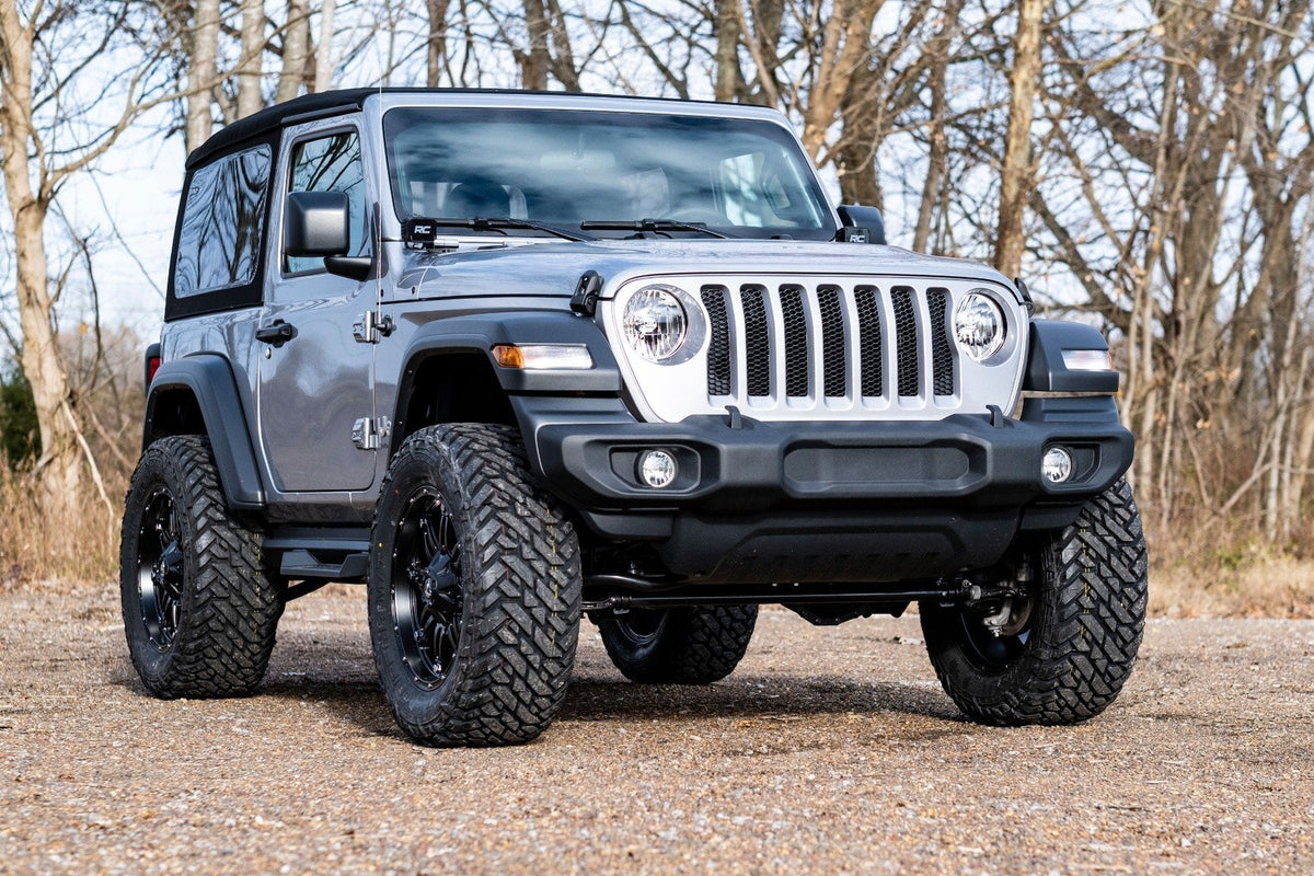 3.5 Inch Lift Kit Adj LCA FR D/S M1 Jeep Wrangler JL 4WD (2024-2026) Rough Country