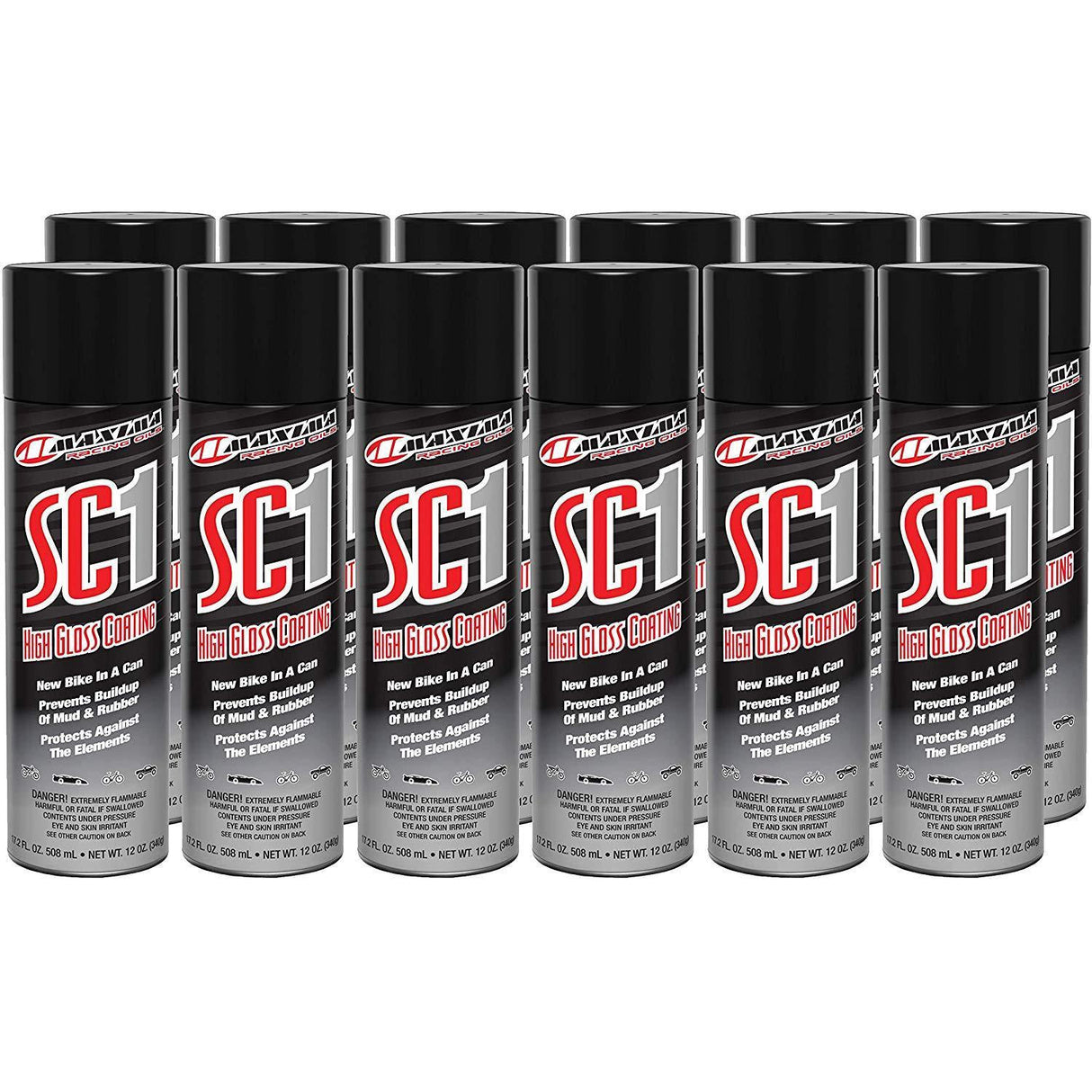 Maxima Racing Oils SC1 High Gloss Clear Coat 12oz. Spray