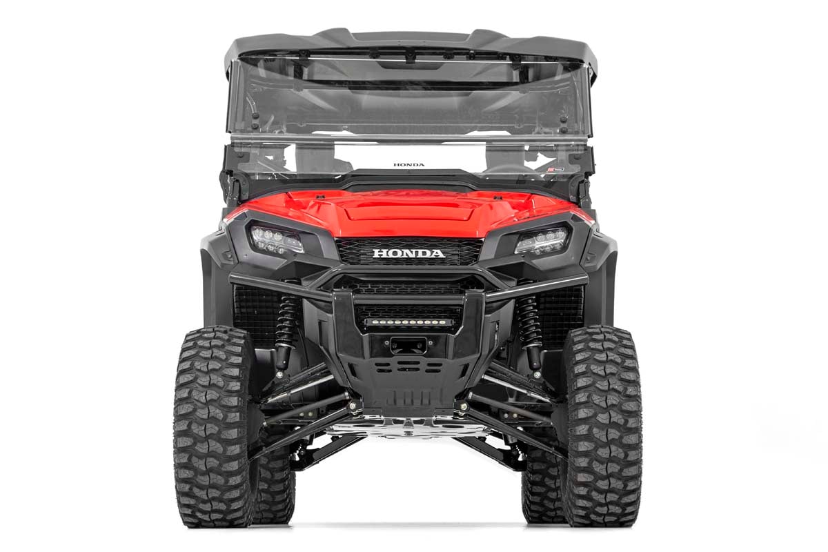 LED Light Kit Bumper Mount 10 Inch Black Slimline Honda Pioneer 1000 Rough Country