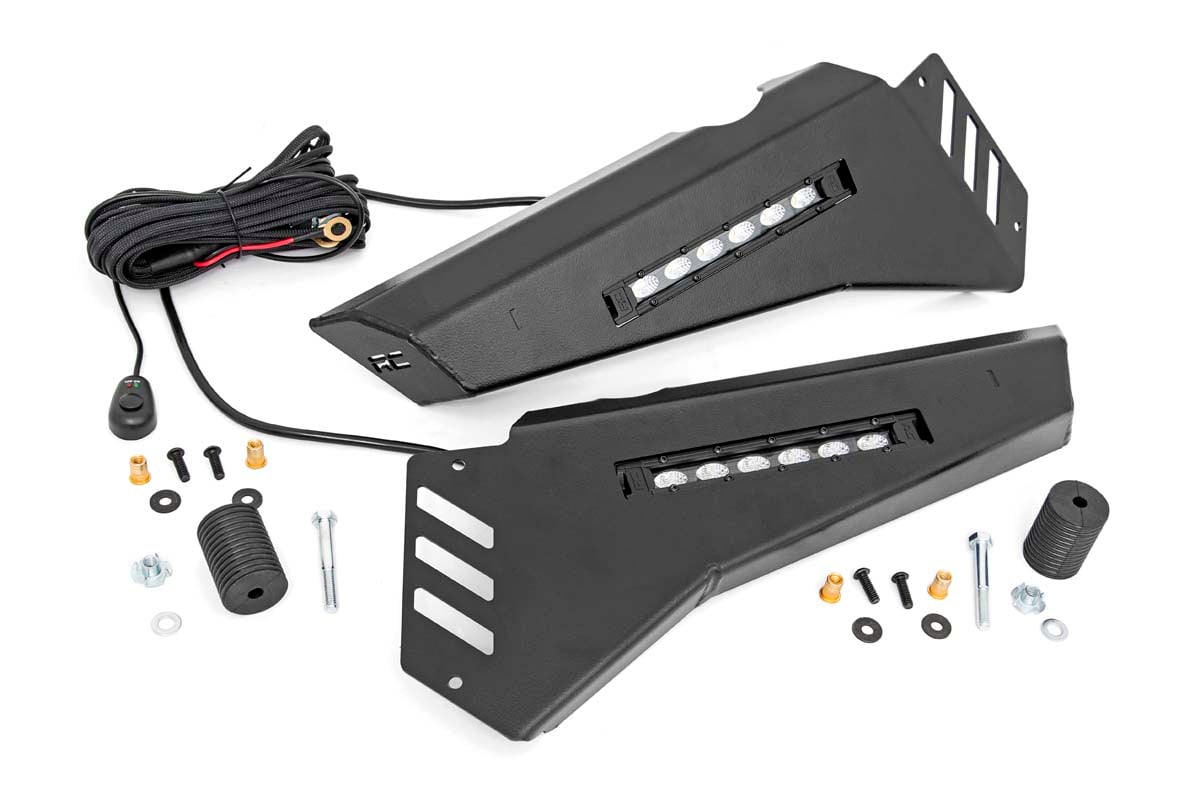 Bumper Wings Stinger 6 Inch Led Combo Honda Pioneer 1000 Rough Country