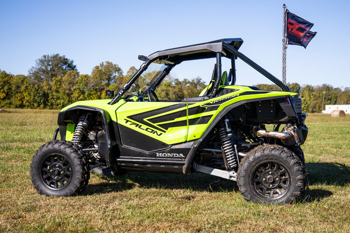 Whip Mount Bed 4 Foot Multl-Color LED Whip Pair Honda Talon 1000 Rough Country