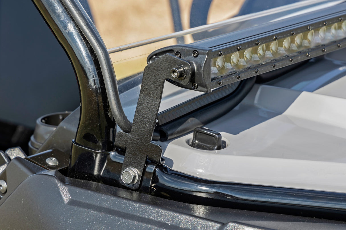 LED Light Cage Mount 40 Inch Black Honda Pioneer 520 Rough Country