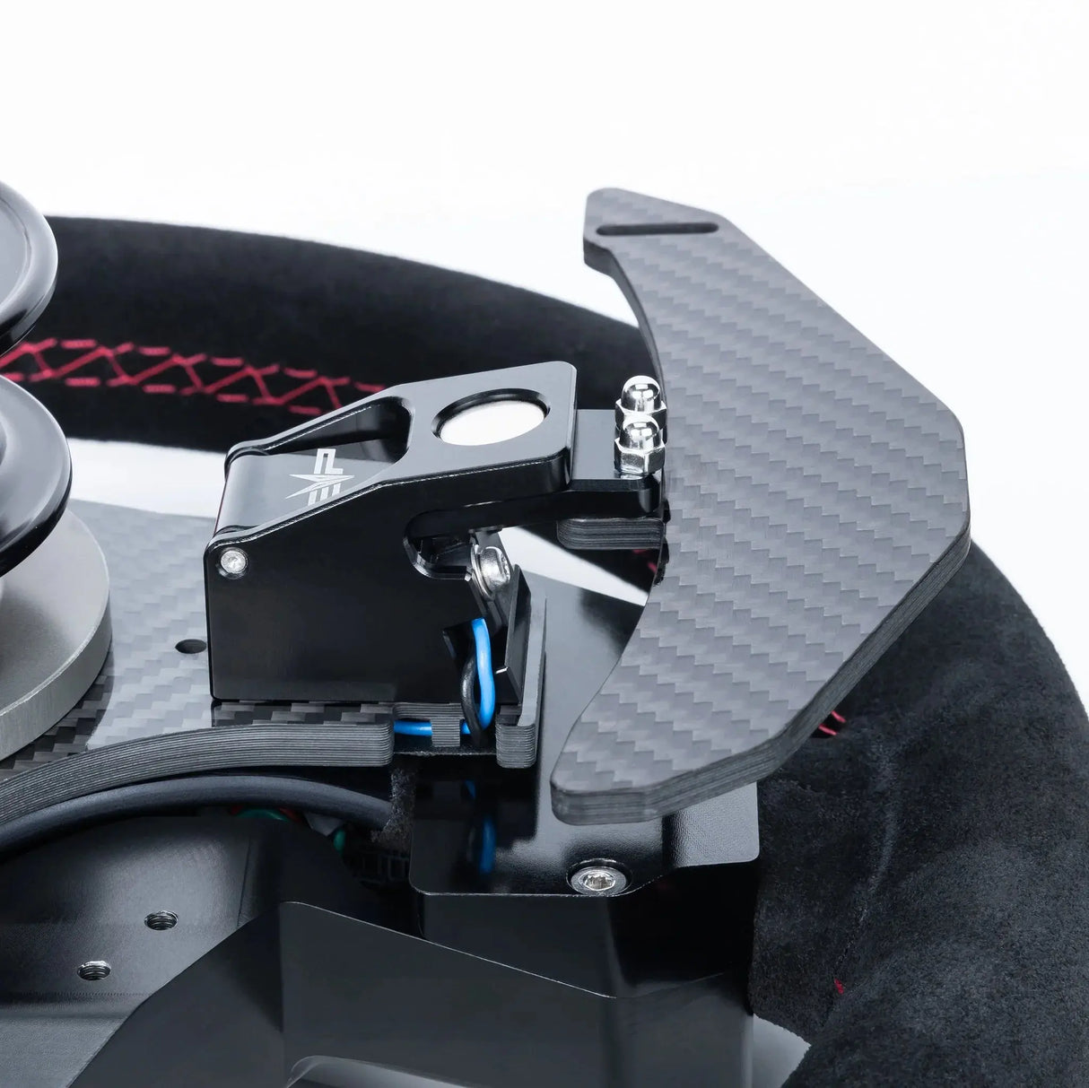 EVP.MOde Multifunction Steering Wheel with Carbon Fiber Paddles and Quick-Release Hub Adapter Kit for Can-Am Maverick R Evolution Powersports