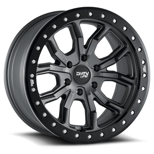 Dirty Life Race Wheels DT-1 9303 Satin Gunmetal 17X9 5-127 -12Mm 78.1Mm