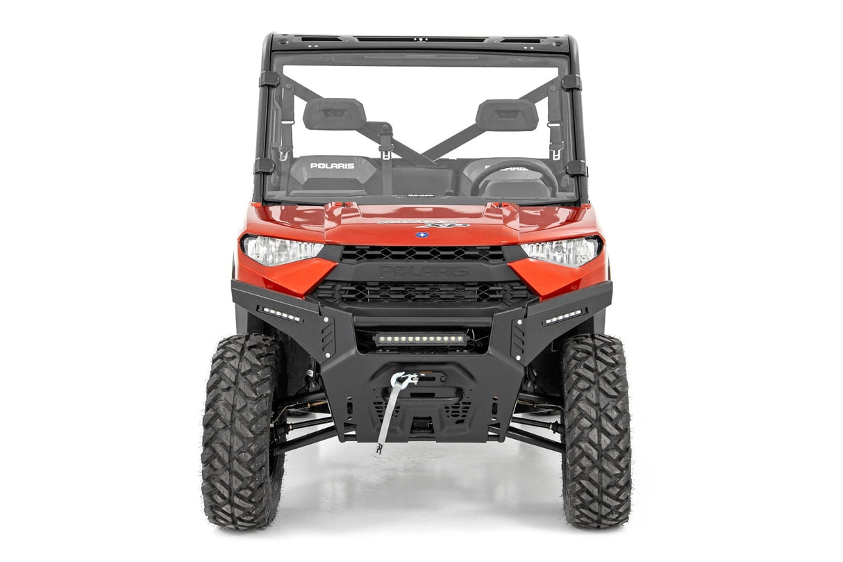 Bumper Wings 6 Inch Black Slimline LED Pair Polaris Ranger 1000/Ranger XP 900/1000 Rough Country