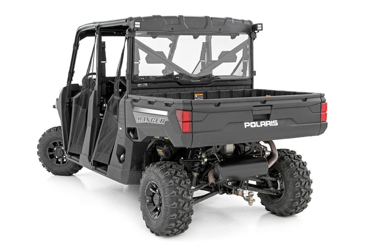 LED Light Kit Rear Mount 2 Inch Black Pair Flood Polaris Ranger XP 1000 Rough Country