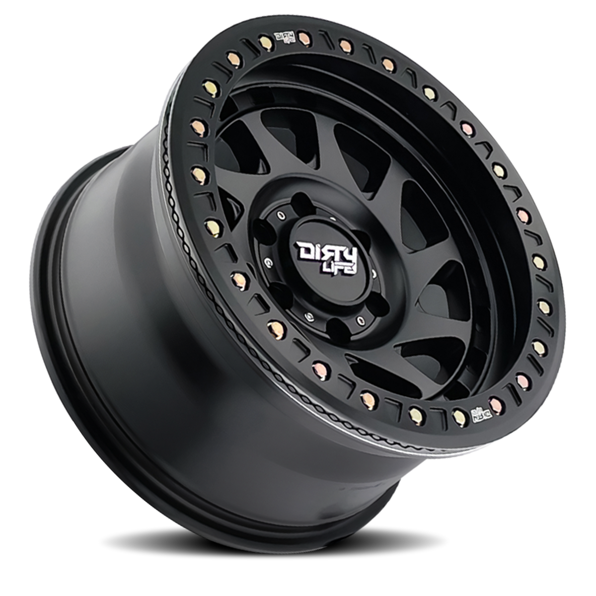 Dirty Life Race Wheels Enigma Race 9313 Matte Black 17X9 5-127 -12Mm 78.1Mm
