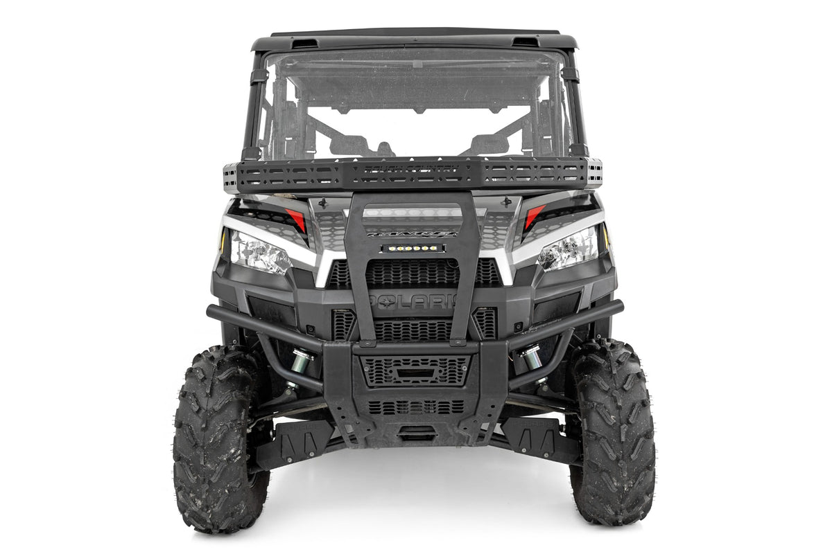 Front Cargo Rack 6 Inch Black Slimline Polaris Ranger XP 900/Ranger XP 1000 Rough Country