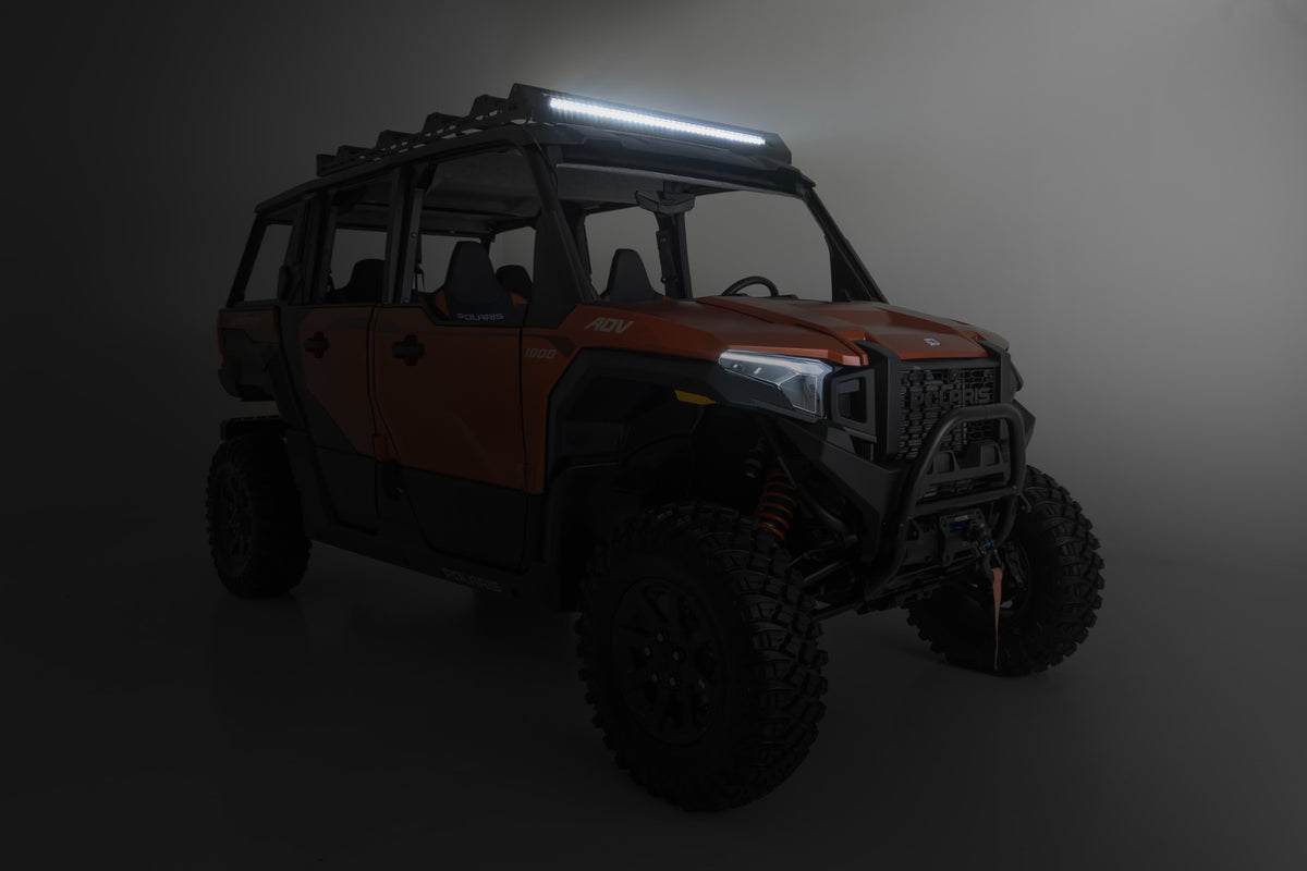 Roof Rack 40 Inch Spectrum Series Single Row Polaris XPEDITION ADV 5 Rough Country