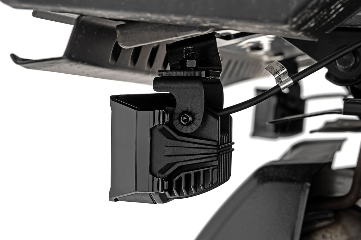LED Light Under Bed Mount 3 Inch Chrome Pair Wide Angle Polaris XPEDITION ADV 5 Rough Country