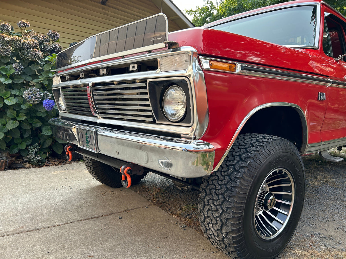 Engineered Vintage Shackle Bracket Tow Hooks - 1967-1977 Ford F-Series Engineered Vintage LLC