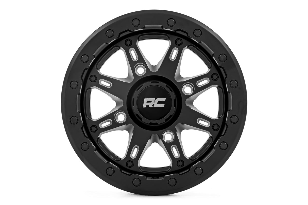 94 Series Wheel UTV Matte Black 14x7 4x137 +10mm Rough Country