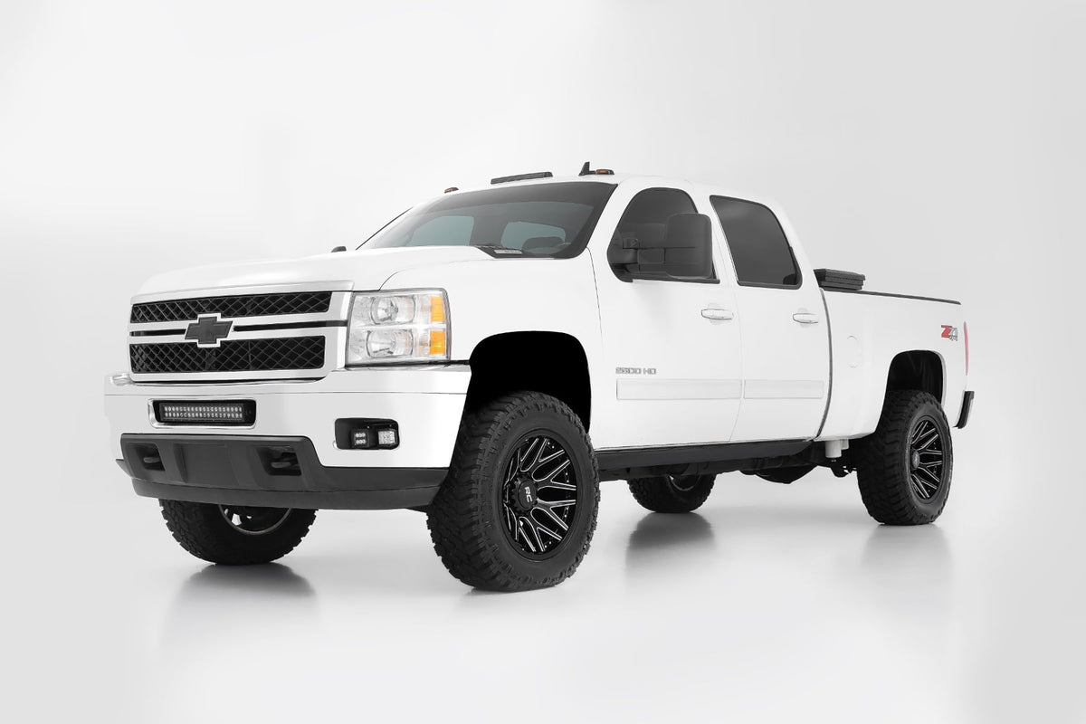 95 Series Wheel One-Piece Gloss Black Machined 20x10 8x180 -19mm Rough Country