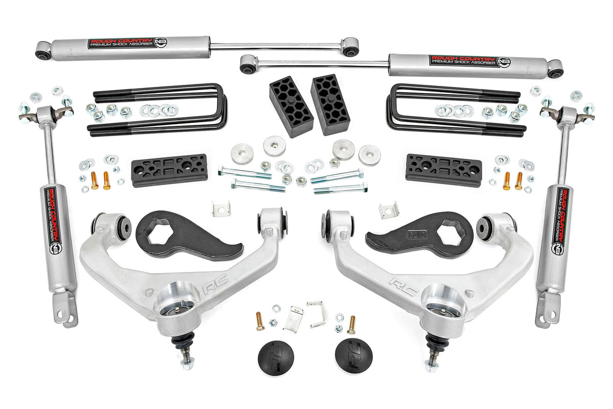 3 Inch Lift Kit Sierra/Silverado 3500 HD 2WD/4WD (20-26) Rough Country