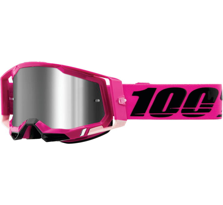 100% Racecraft 2 Goggle Maho with Silver Flash Lens