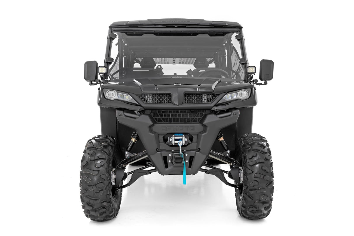 LED Light Kit Cage Mount 2 Inch Black Pair CFMOTO UFORCE 1000 Rough Country
