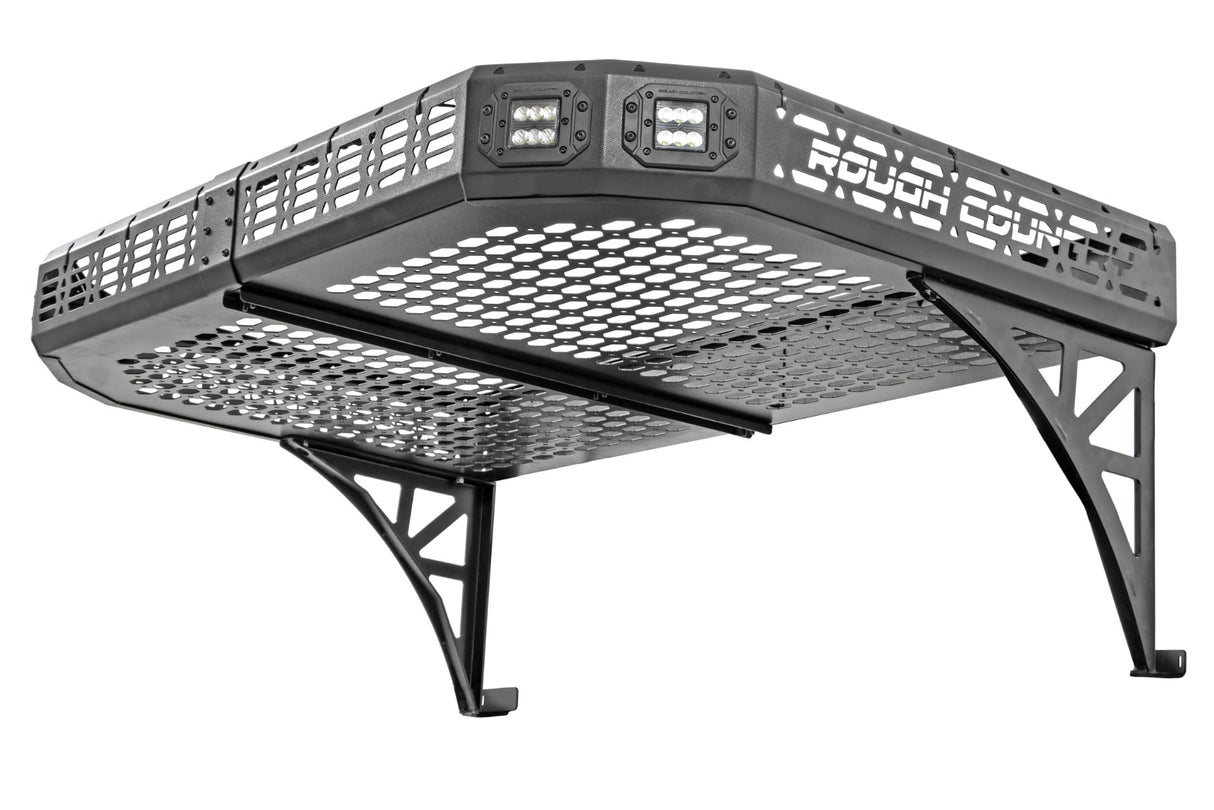 Cargo Rack Dual 2 Inch Black LED Pairs Flush Mount CFMOTO UFORCE 1000 Rough Country