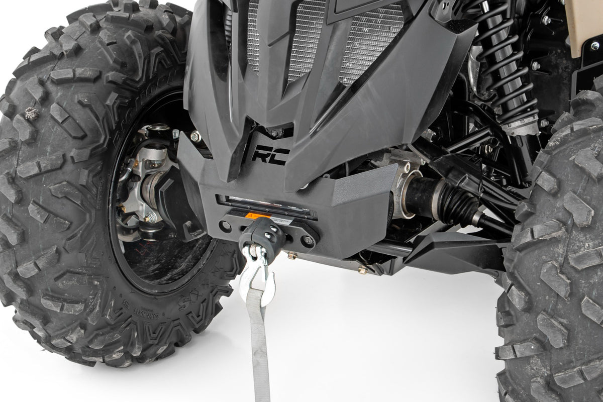 Winch Bumper 4500-Lb Winch Synthetic Rope Can-Am Renegade 1000/Renegade 500 Rough Country