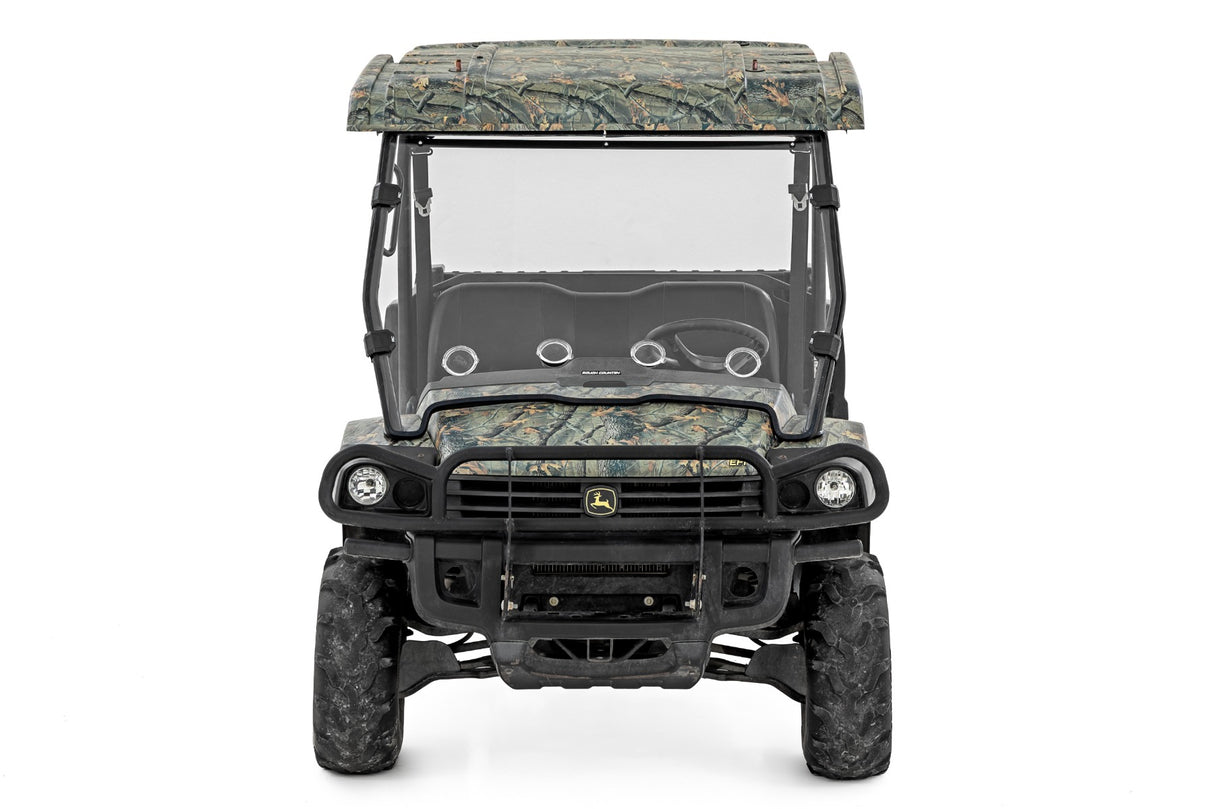 Vented Full Windshield Scratch Resistant John Deere Gator XUV 625/Gator XUV 850 Rough Country