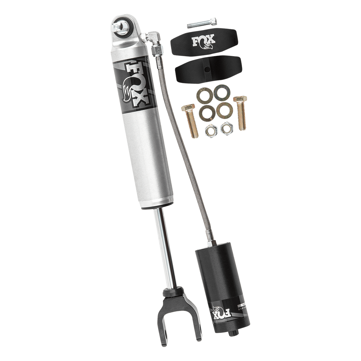 FOX 2.0 Remote Reservoir Front Shock | 0-1 Inch Lift | Performance Series | Chevrolet Silverado and GMC Sierra 2500HD (20-26) FOX