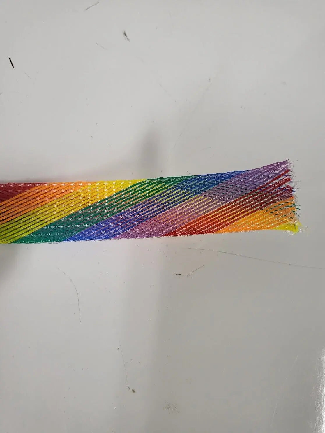 25 FT 3/4" RAINBOW PET EXPANDO SLEEVING BRAID AC/DC WIRE AND SUPPLY