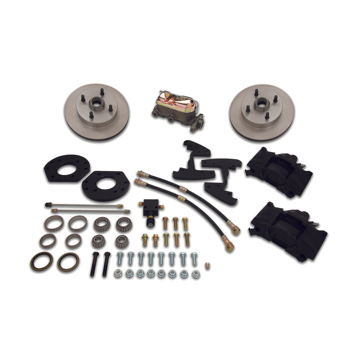 New Direct Fit Front Drum to Disc Brake Conversion Kit W/Rotors. A120-4
