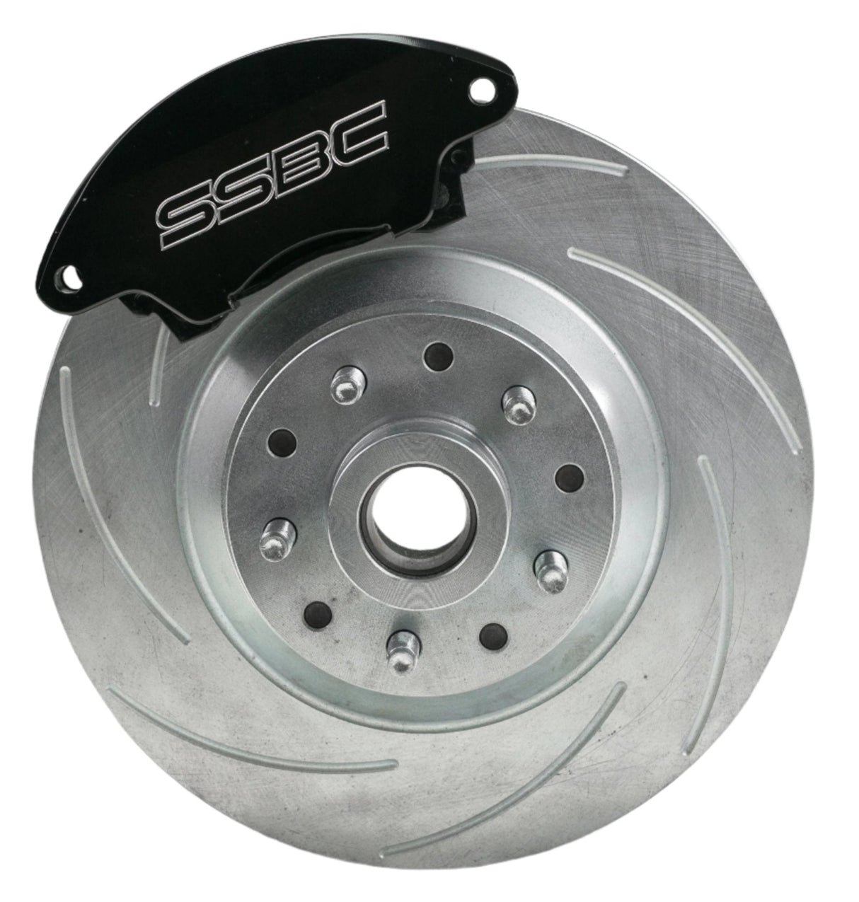 American Made Super Twin HD 2-Piston Billet Aluminum Front Drum to Disc Brake Conversion Kit W/Rotors. Black W123-ADSBK