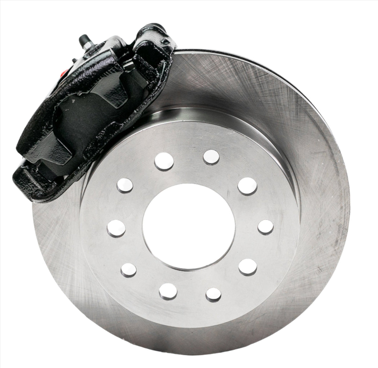 New Direct Fit Drum to Disc Brake Rear Conversion Kit W/Rotors. Black A128-6BK