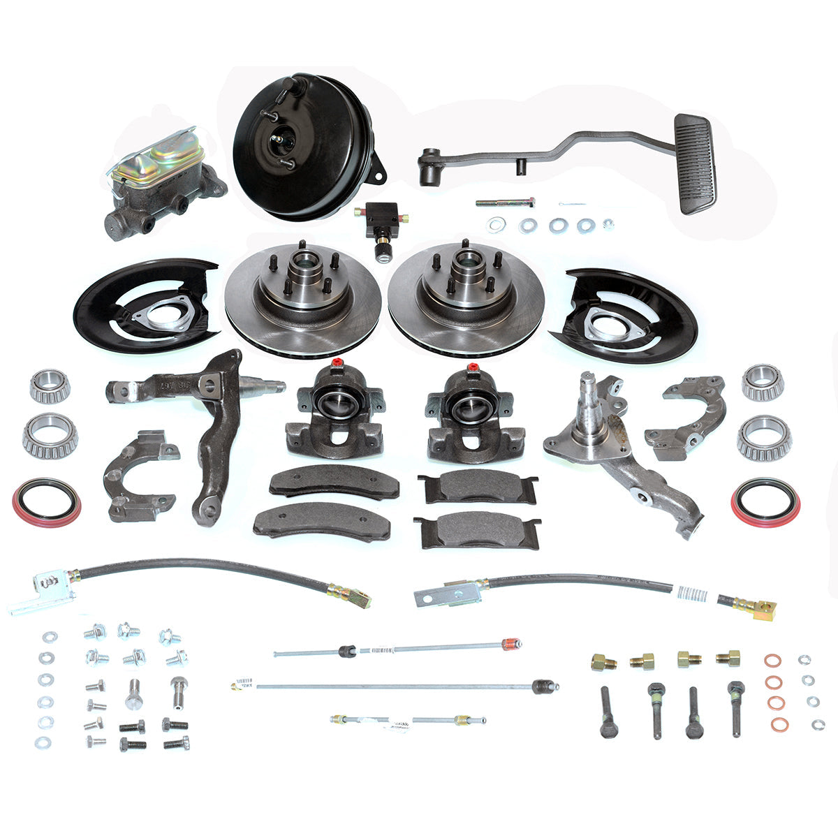 New Front Drum to Disc Brake Kit Conversion Kit W/Rotors. A132-A