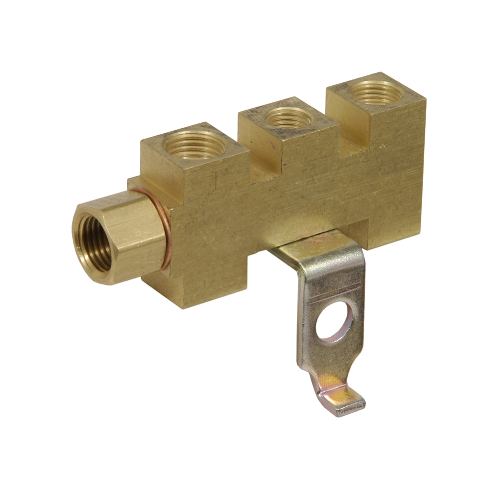 New Brake Proportioning Distribution Block Assembly. Brass A1419
