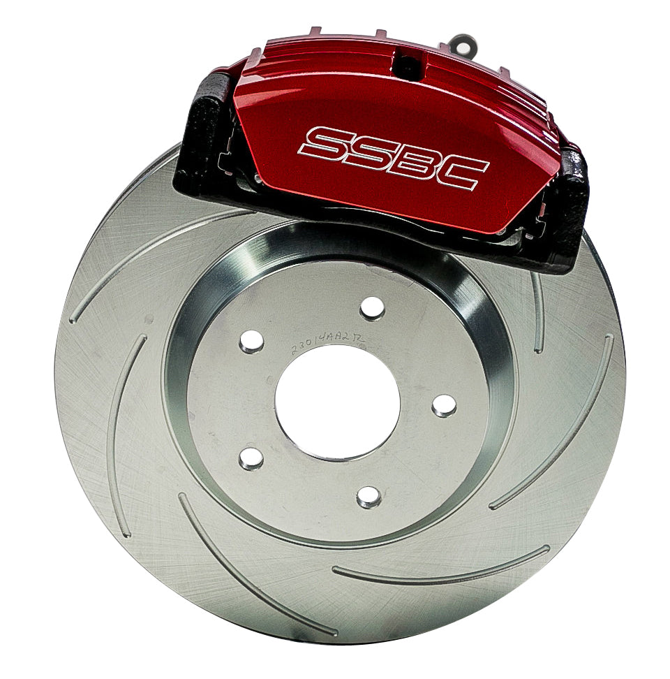 American Made Tri-Power 3 Piston Direct Fit Billet Aluminum Rear Caliper Upgrade Kit. Red A193-7R