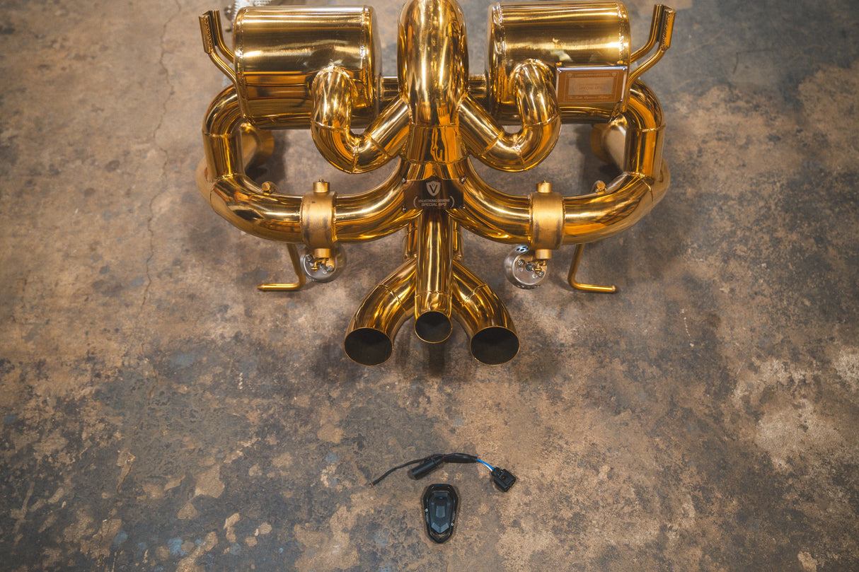 Lamborghini Aventador LP700 / S / SV Valved Sport Exhaust System Valvetronic Designs