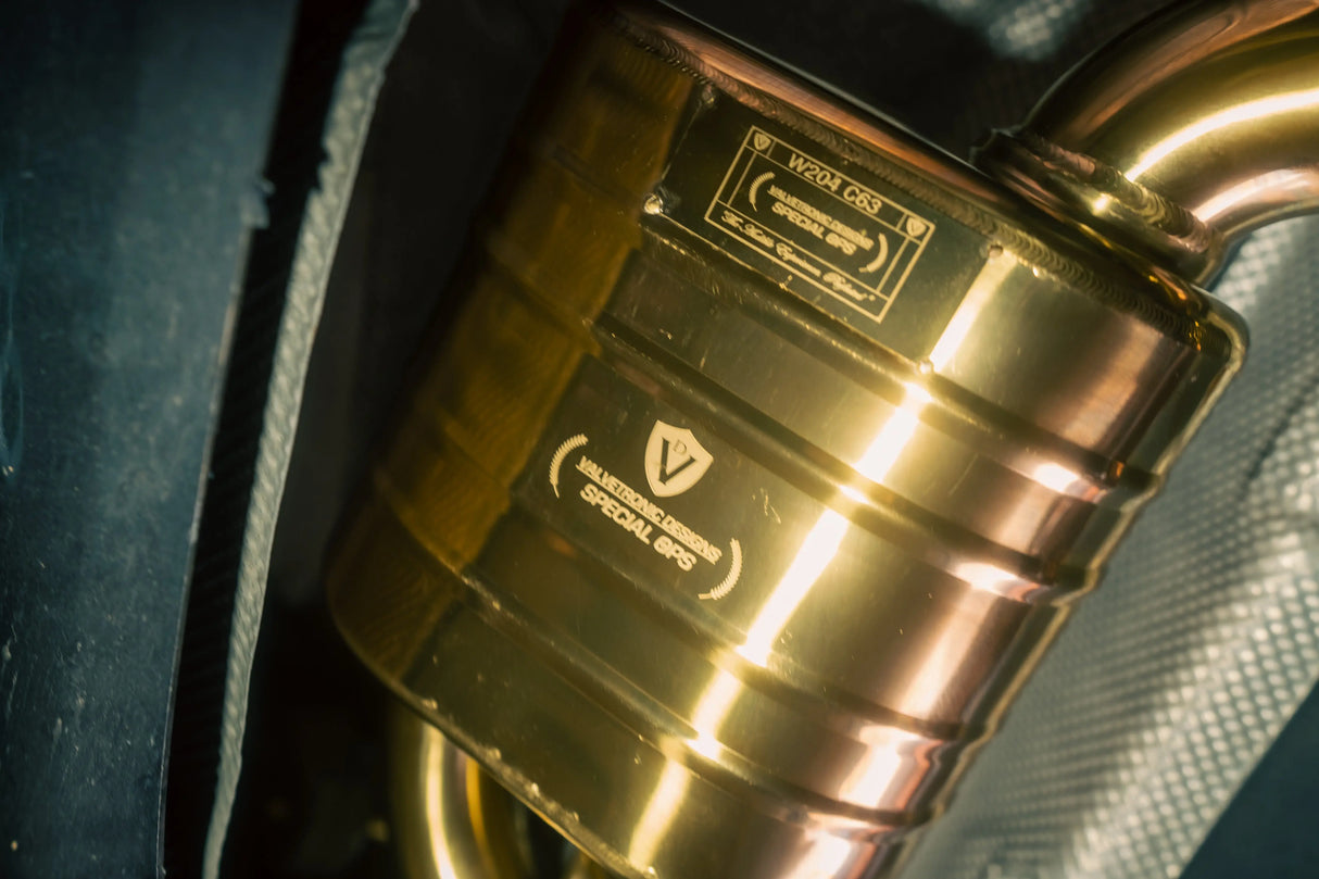 Mercedes C63 AMG W204 Valved Sport Exhaust System Valvetronic Designs
