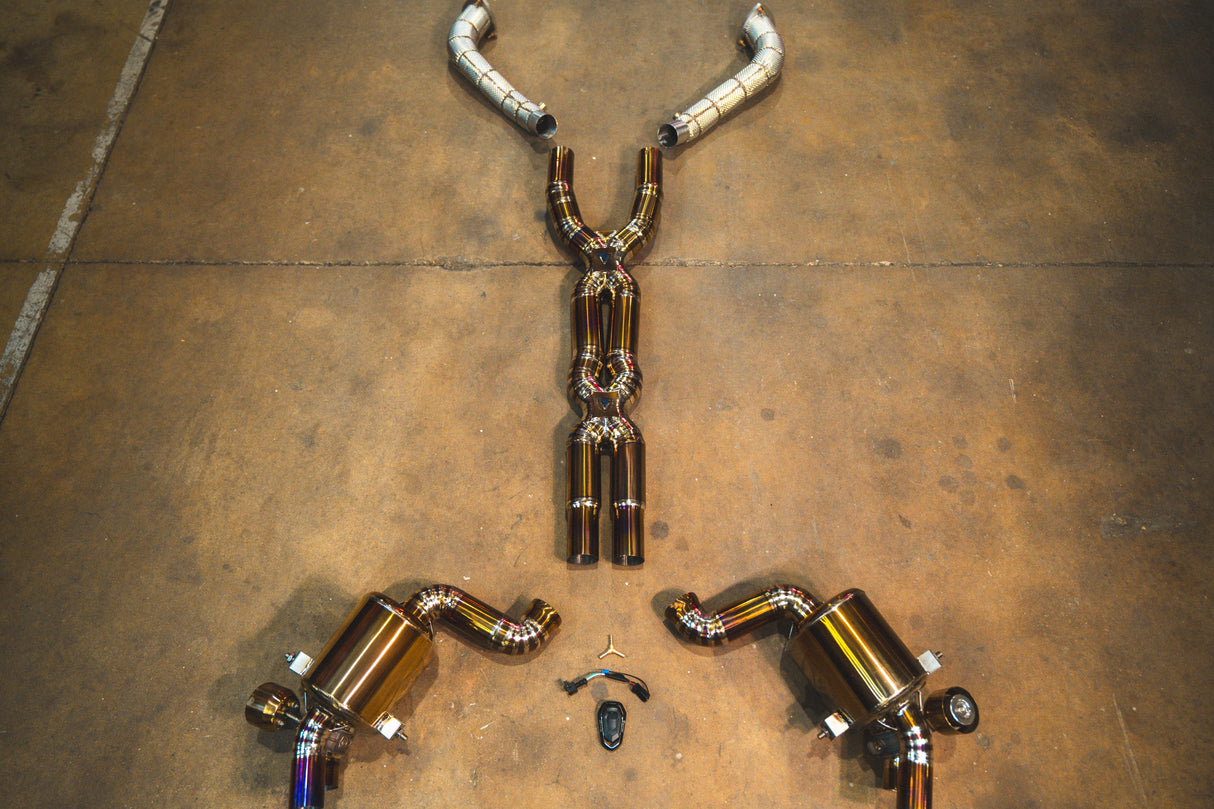 Ferrari California 4.3 V8 Valved Sport Exhaust System Valvetronic Designs