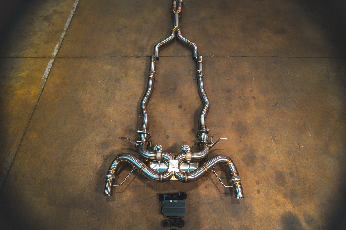 Aston Martin DBS V12 Valved Sport Exhaust System Valvetronic Designs