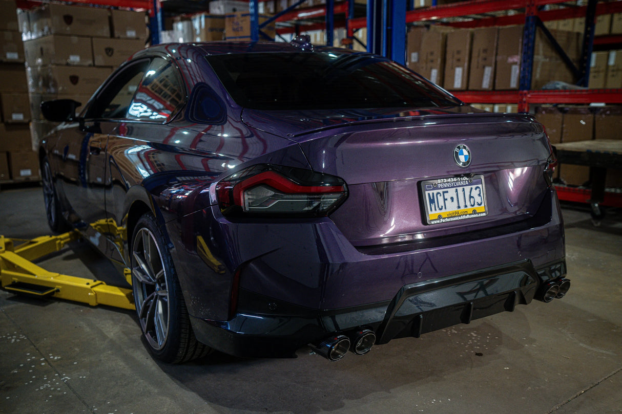 BMW M240i G42 Valved Sport Exhaust System Valvetronic Designs