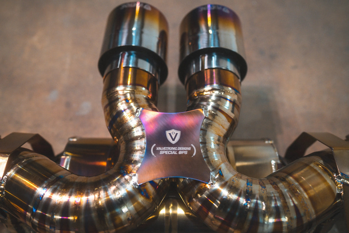 Valvetronic Valved Sport Exhaust System for Porsche 992 GT3/RS Valvetronic Designs