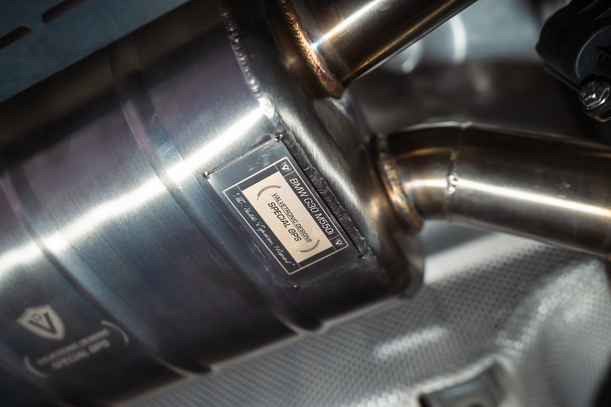 BMW G30 M550I Valved Sport Exhaust System Valvetronic Designs